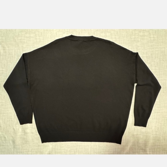 Twik by Simons Knit Crew Neck XL BUNDLE 1-Black+ 1 White Drop Shoulder Basics - Picture 4 of 10